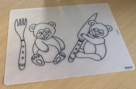 Placemat met Panda's