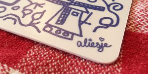 Bedrukte tegeltjes Aliesjes